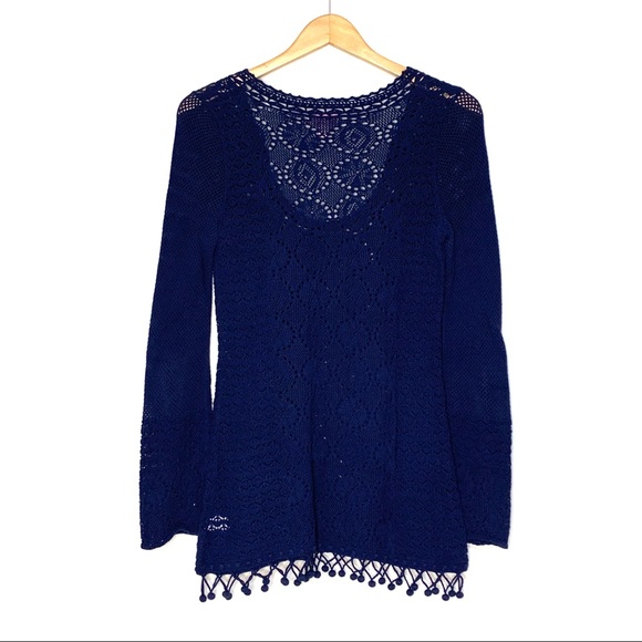 ❗️SOLD❗️SALE☀️Lilly Pulitzer Athena Crochet Tunic - Picture 3 of 12